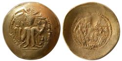 CENTRAL ASIA. Alchon Huns. Kinghila (ca. AD 440-490). Gold dinar. Extremely rare.