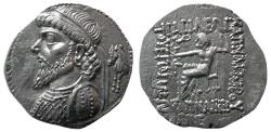 Ancient Coins - KINGS of ELYMAIS, Kamnaskires IV. AR Tetradrachm. Extremely rare. Exceptional quality and strike.