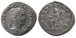 Ancient Coins - ROMAN EMPIRE. Otacilia Severa. 244-246 AD. AR Antoninianus.