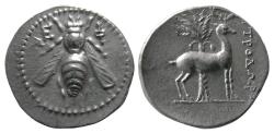 Ancient Coins - IONIA, Ephesus. Circa 202-150 BC. BC. AR Drachm. Wonderful example for this issue.