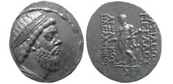 Ancient Coins - KINGS of PARTHIA, Mithradates I. AR Tetradrachm. Seleukeia on the Tigris mint. Very rare.