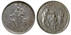 Ancient Coins - GERMANY, Undated (18th century), unsigned. Baptism Silver Medal.