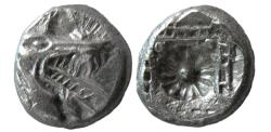 Ancient Coins - CARIA, Halikarnassos. Circa 500-495 BC. AR Hekte.