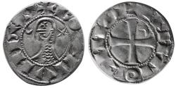 World Coins - THE CRUSADERS, Bohemond IV. 1202-1232 AD. AR Denier. Lovely strike.