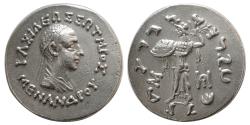 Ancient Coins - BAKTRIAN KINGS, Menander I Soter, Ca. 165/55-130 BC. AR Tetradrachm.