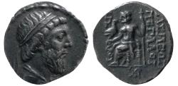 Ancient Coins - KINGS of PARTHIA, Mithradates I. 164-132 BC. AR Drachm. Seleukeia on the Tigris mint. Rare.