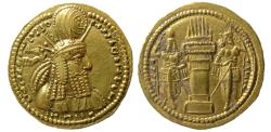 Ancient Coins - SASANIAN KINGS, Varhran I. AD 273-276. Gold Dinar. Very Rare.