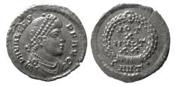 Ancient Coins - ROMAN RMPIRE, Valens 364-378 AD. AR Siliqua. Antioch. Lightly toned. Lustrous.