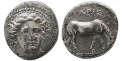 Ancient Coins - THESSALY, Larissa. Circa 400-380 BC. AR Drachm. Nice Style.