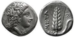 Ancient Coins - LUCANIA, Metapontum. Circa 330-280 BC. AR Stater.
