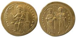 Ancient Coins - BYZANTINE EMPIRE. Romanus III. 1028-1034 AD. AV Histamenon Nomisma.