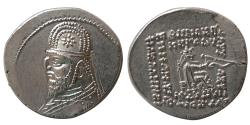 Ancient Coins - KINGS of PARTHIA. Orodes I. 90-77 BC. Silver Drachm. Lovely strike! Lustrous.