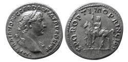 Ancient Coins - ROMAN EMPIRE, Trajan. 98-117 AD. AR Denarius.