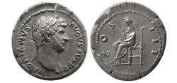 Ancient Coins - ROMAN EMPIRE; Hadrian, 117-138 AD. AR Denarius. Lovely strike.