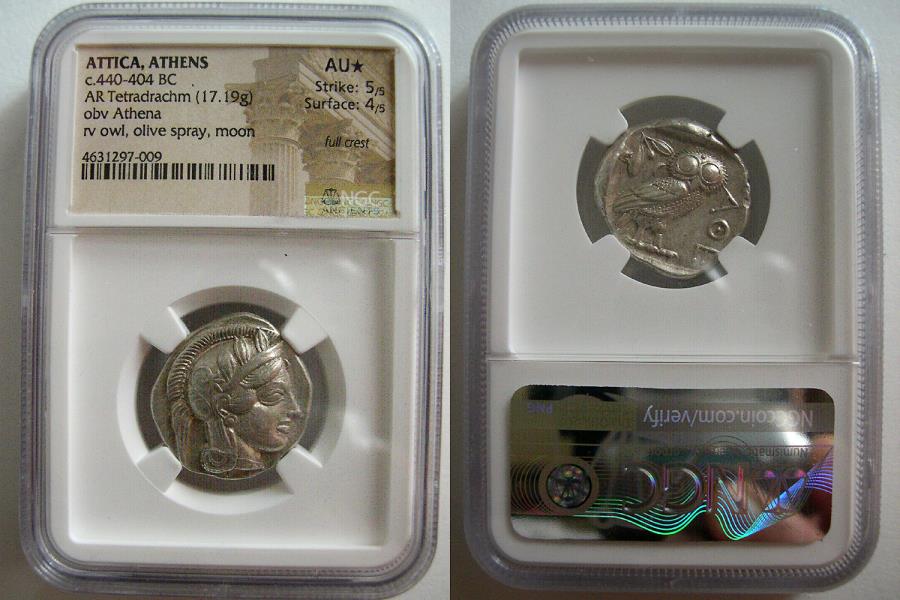【レビューを書けば送料当店負担】 ATTICA, Athens. 440-404 BC. AR Tetradrachm. Full crest ぬいぐるみ