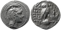 Ancient Coins - ATTICA, Athens. Circa 2nd-1st centuries BC. "New Style" Coinage. AR Tetradrachm.