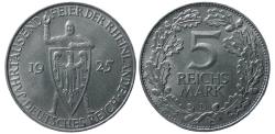 Ancient Coins - GERMANY, Weimar Republic. 1925-D. Silver 5 Mark. Berlin mint.