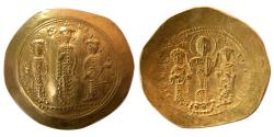 Eski Paralar - BİZANS DEVLETİ.  Romanus IV.  1068-1071 MS.  AV Histamenon Nomisma.