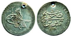World Coins - OTTOMAN Occupation of Persia, AHMAD III, AR abbasi, Mint of Tabriz, AH 1115, TUGHRA, RRR!