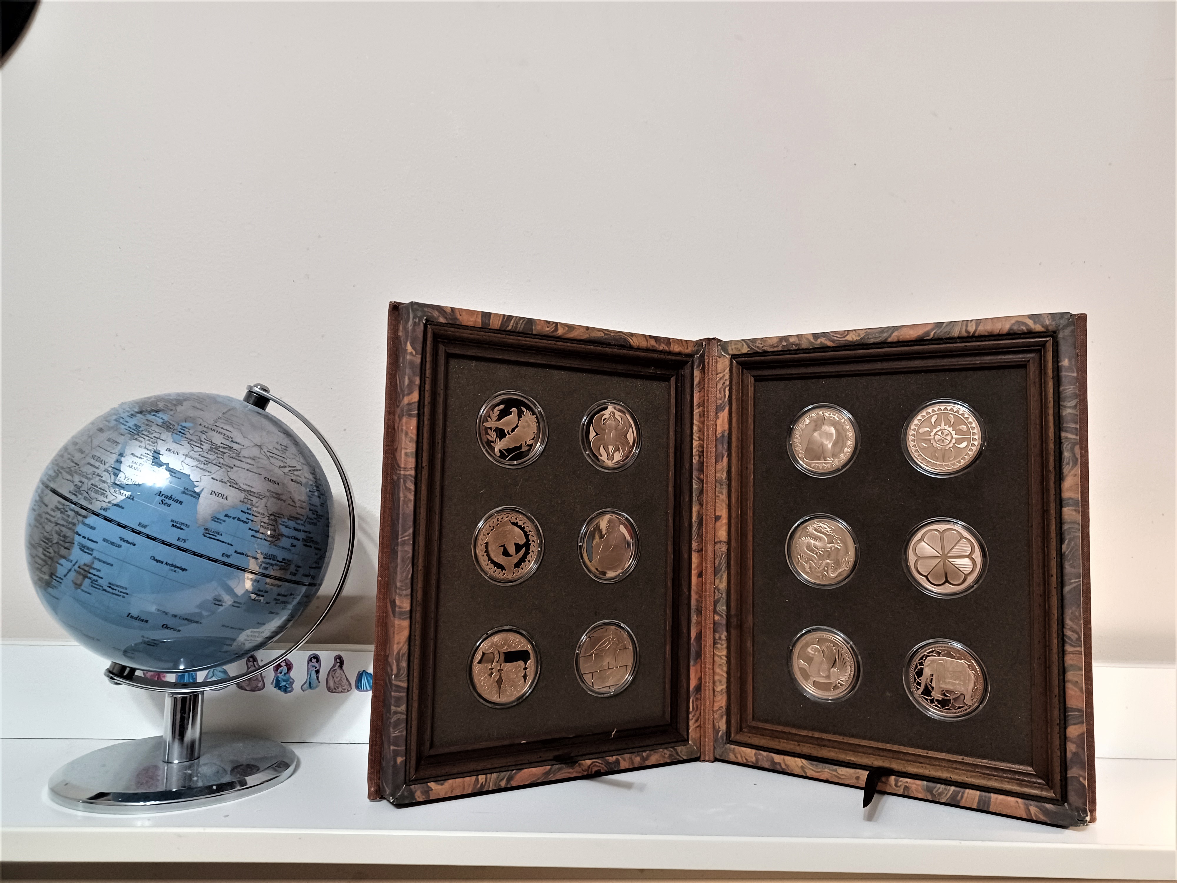 FRANKLIN MINT GOOD LUCK MEDAL COLLECTION PROOF SET inc. PERSIAN