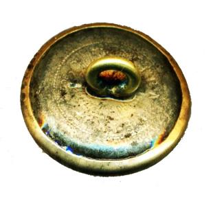 World Coins - IRAN: Qajar era Pre 1925 Bronze military Button, Lion and the Sun, German Made!