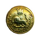 World Coins - IRAN: Qajar era Pre 1925 Bronze military Button, Lion and the Sun, British Made!