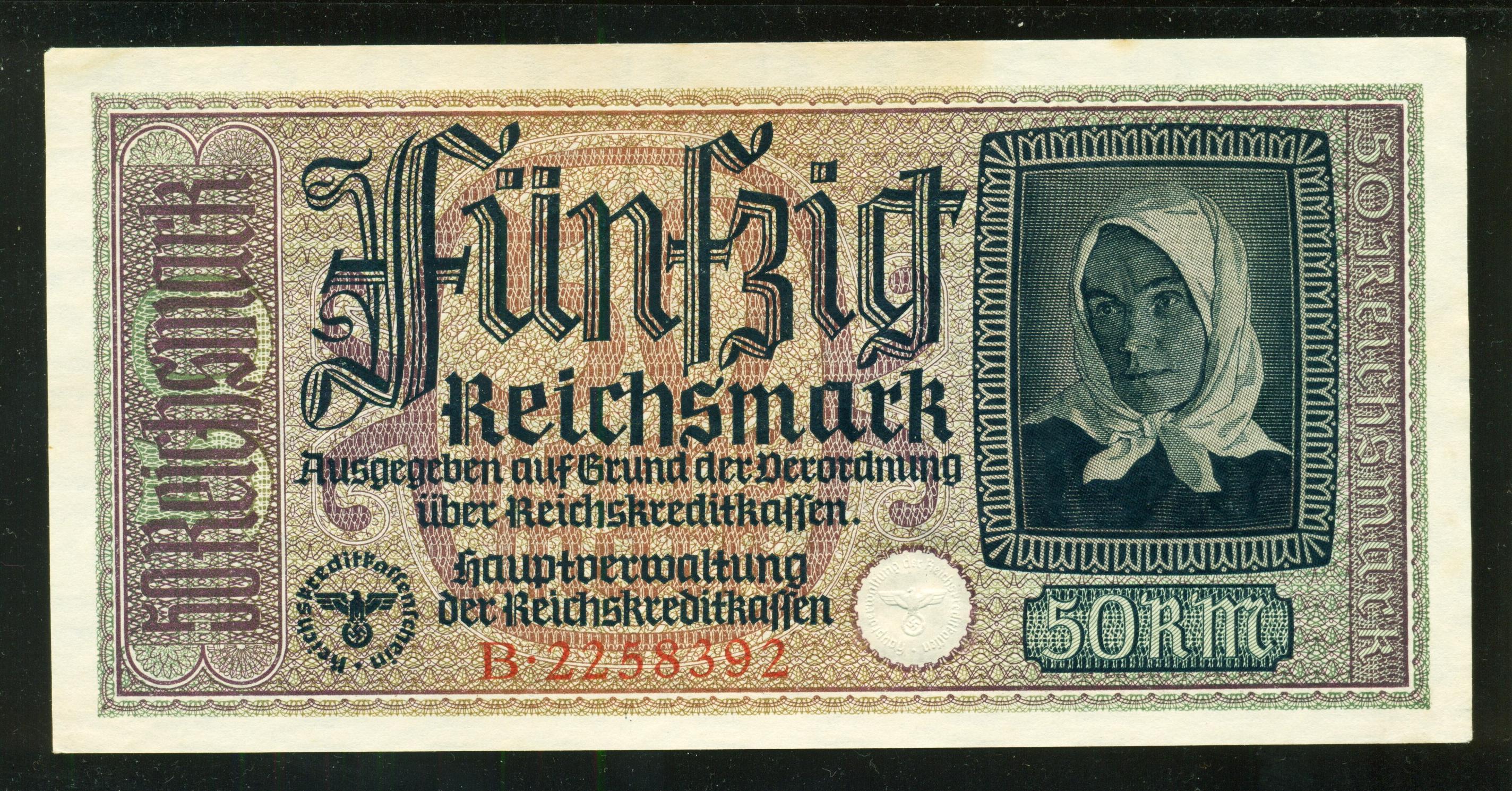NAZI GERMANY: 1940-1945 THIRD REICH Occupied Territories 50