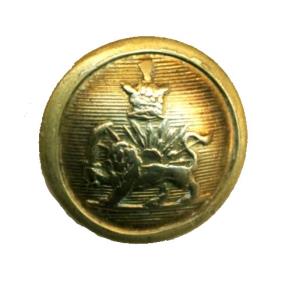 World Coins - IRAN: Pahlavi era Bronze military Button, Lion and the Sun, Imperial Mint Tehran RARE!