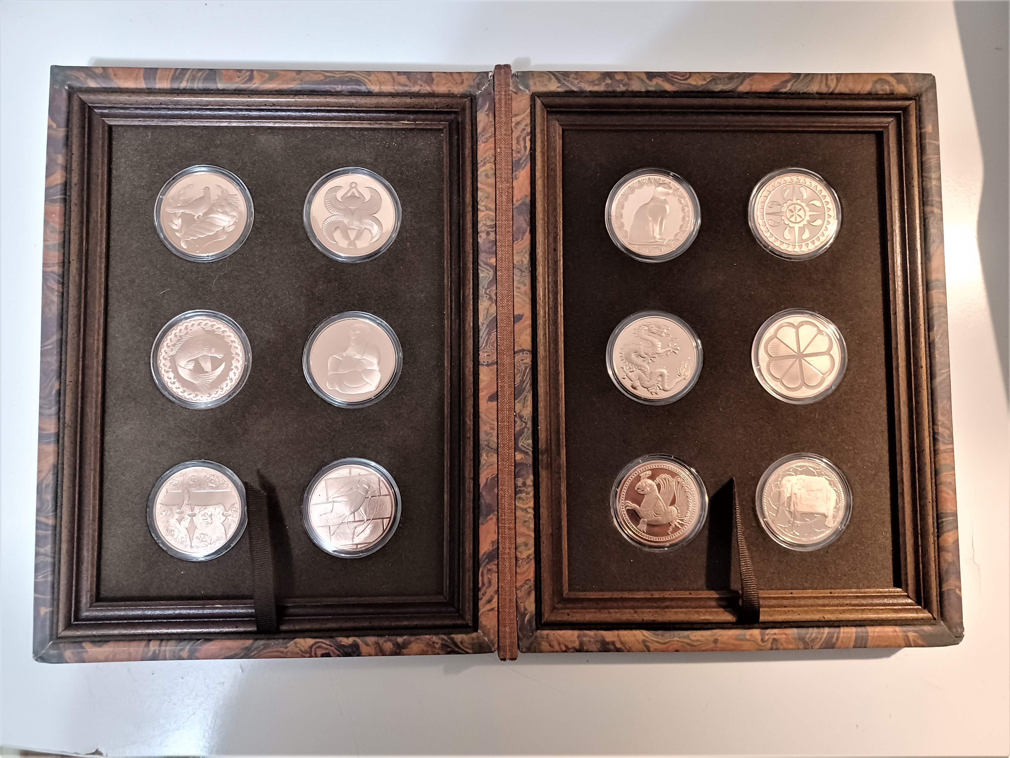 The Franklin Mint 偉大な君主の紋章コレクション FRANKLIN MINT GOOD LUCK MEDAL COLLECTION PROOF SET inc. PERSIAN