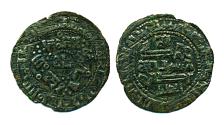 World Coins - QARAKHANID: Nasr b. Ali, SCARCE AE fals, Mint of Ferghana, AH 388, Stylish!