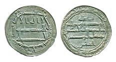 World Coins - ABBASID: al-Amin, Silver dirham, Mint of Madinat al-Salam, AH 195