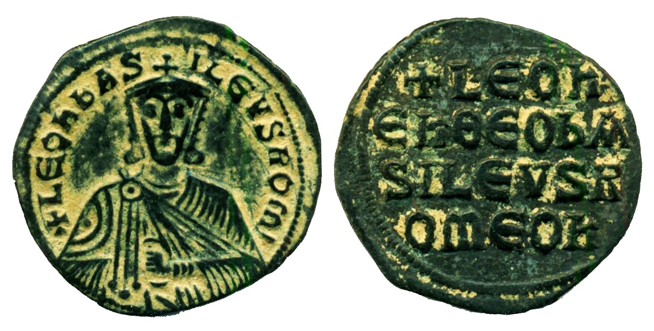 Leon Vi BYZANTINE EMPIRE: Leo VI The Wise, 886-912 A.D., AE Follis ...