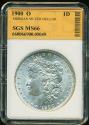 World Coins - USA: 1900-O Morgan Silver Dollar, Certified High Grade Mint State
