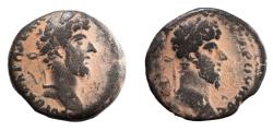 Ancient Coins - Laodicea ad Mare. Marcus Aurelius and Lucius Verus 9161-169 AD). AE 25. Rare.