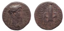 Ancient Coins - Phrygia. Docimeum. Claudius (41-54). Ae. 20. Cn. Domitius Corbulo, proconsul. Rare.