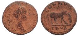 Ancient Coins - Troas. Alexandreia. Elagabalus AD 218-222. Æ 22