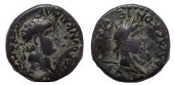 Ancient Coins - Lycaonia, Iconium. Nero. AD 54-68. Æ 19. Rare