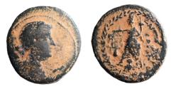 Ancient Coins - Cleopatra VII Philopator (33-32 BC) Damascus. Ae 24. Very rare.