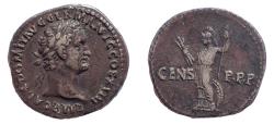 Ancient Coins - Domitian. AD 81-96. AR Denarius. Struck early AD 88. Very Rare.