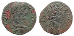 Ancient Coins - Troas, Alexandria, Gallienus (253-268). Ae As 24. Rare.