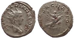 Ancient Coins - Divus Valerian II. Died AD 258. AR Antoninianus