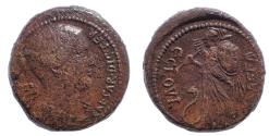 Ancient Coins - Julius Caesar, Rome, late 46-early 45 BC. Æ Dupondius.