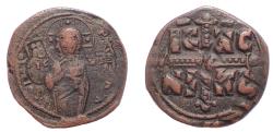 Ancient Coins - Anonymous Folles. temp. Michael IV, circa 1034-1041. Æ Follis