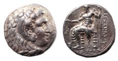 Ancient Coins - Kingdom of Macedon, Alexander III, 336 – 323 Ar Tetradrachm circa 325-320. Side mint