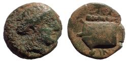 Ancient Coins - Caria, Knidos. Circa 250-210 BC. Æ 13. Rare.