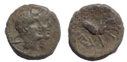 Ancient Coins - Sicily, Leontinoi. Circa 2nd-1st Century BC. Ae 15
