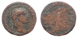 Ancient Coins - Trajan AD 98-117. Rome As Æ 27. AD 103. ‘Victory in Dacia”