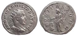 Ancient Coins - Philip I. AD 244-249. AR Antoninianus. AEQVITAS