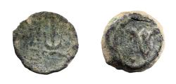 Ancient Coins - Antiochos VII Euergetes (Sidetes). 138-129 BC. Æ Prutah