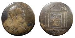 Ancient Coins - Lydia. Thyateira. Commodus (177-192 AD) AE 38 medallion. Finest of two known.